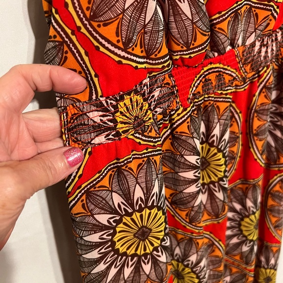 Sz 6 Banana Republic ruffled hem  mod tank maxi dress - Picture 14 of 14